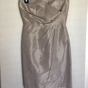 J Crew Selma Dress in Silver (#29284)